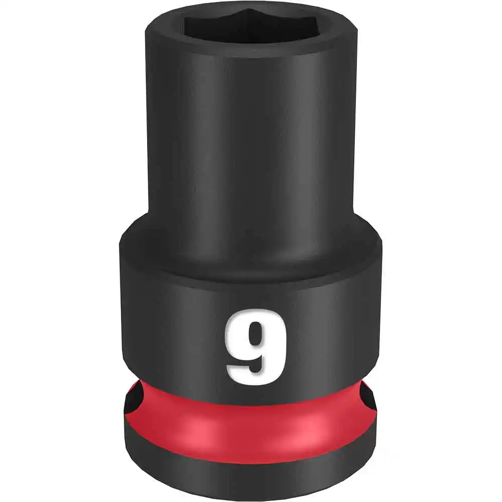 MILWAUKEE SHOCKWAVE 3/8" Drive 9mm Standard 6 Point Impact Socket 49666133