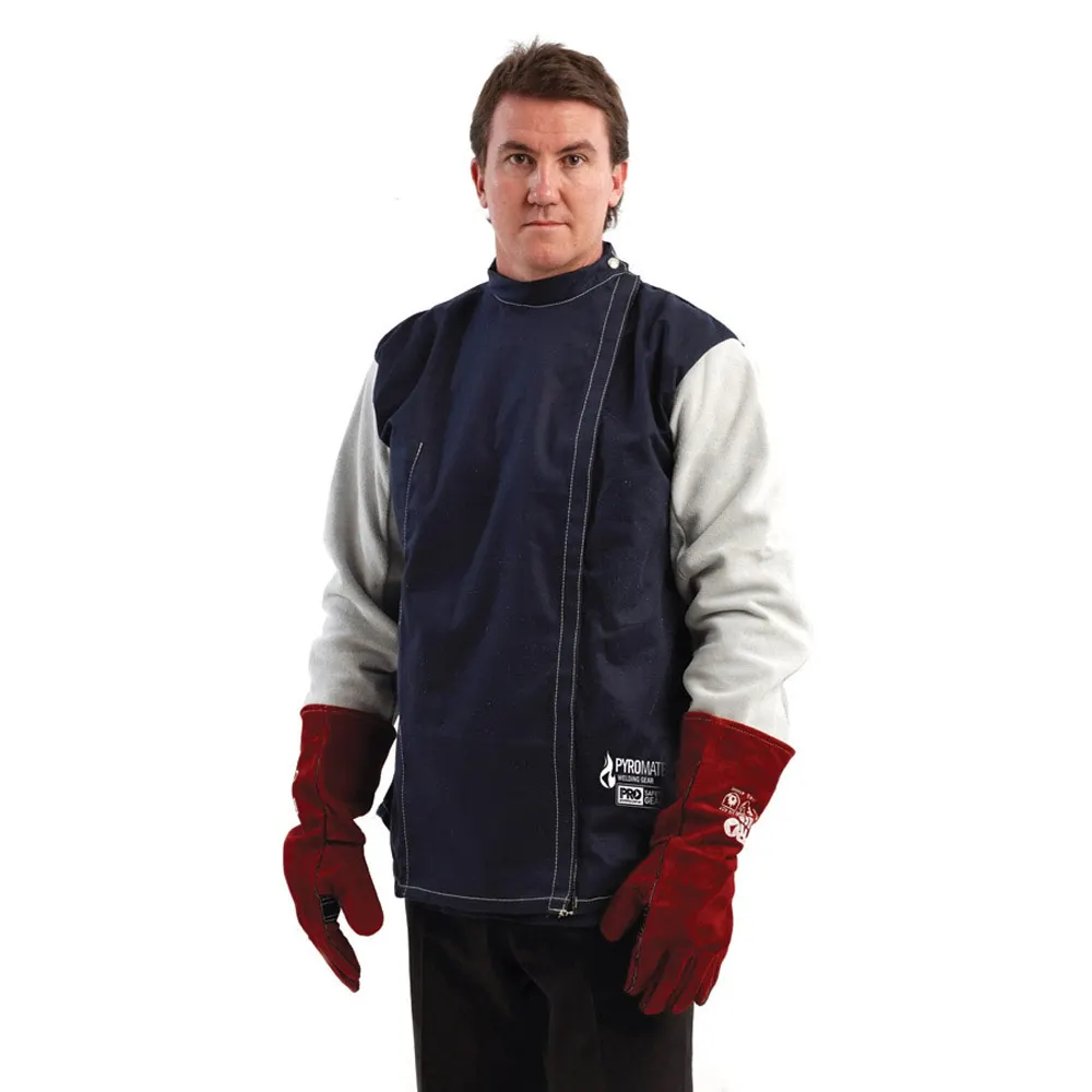 PROCHOICE Assoted Sizes Pyromate Leather Sleeves Welding Jackets PVJL