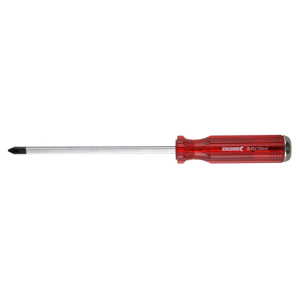 KINCROME No 2 x 150mm Thru-Tang Phillips Screwdriver K5183