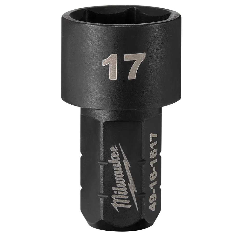 MILWAUKEE M12 FUEL 17mm INSIDER Pass-Through Ratchet Socket 49161617