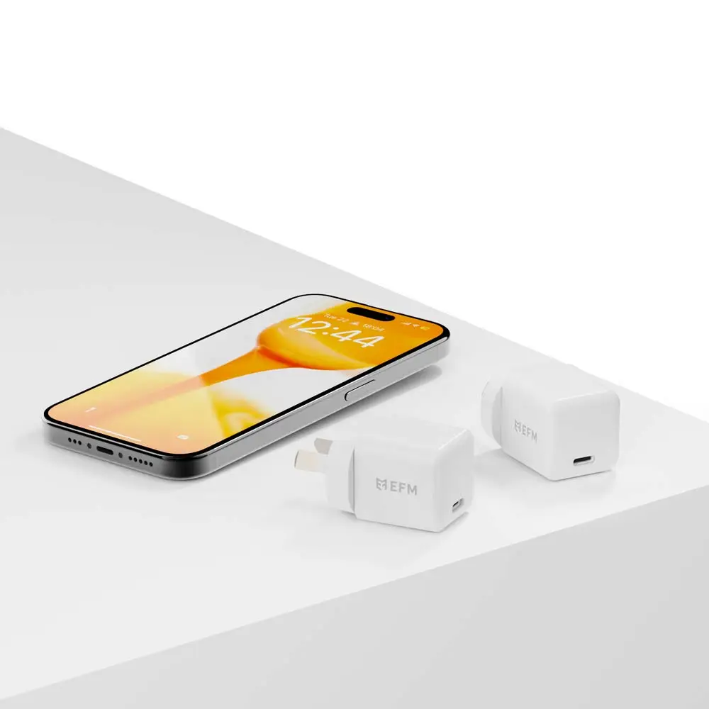 EFM ECO 20W Wall Charger - With Power Delivery and PPS Technology - White EFPW20U933WHI