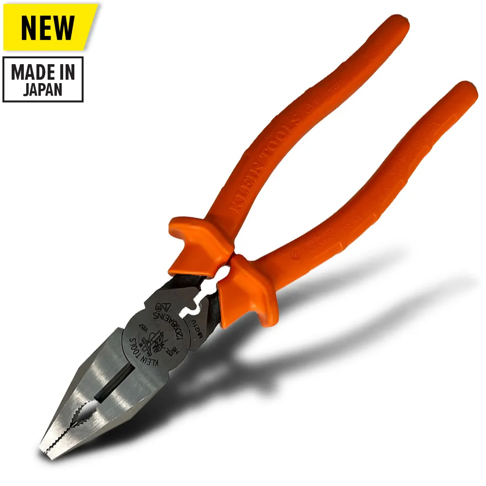 KLEIN 219mm Insulated Linesman Pliers A-12098A-EINS