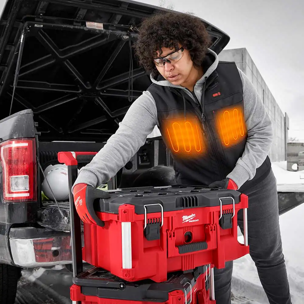 MILWAUKEE 12V AXIS Heated Women's Vest Black Skin M12HPVWBLACK20