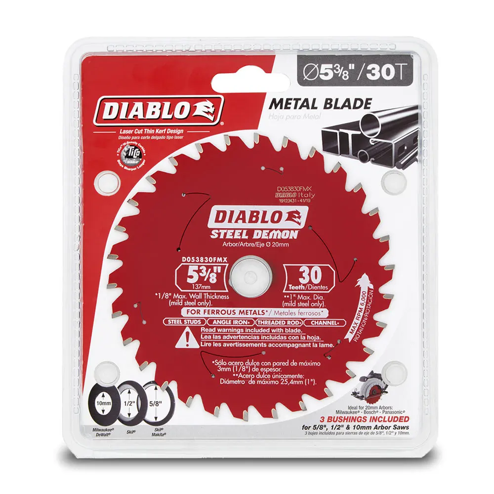 DIABLO 136mm 30T Ferrous Metals STEEL DEMON Saw Blade F03F013683