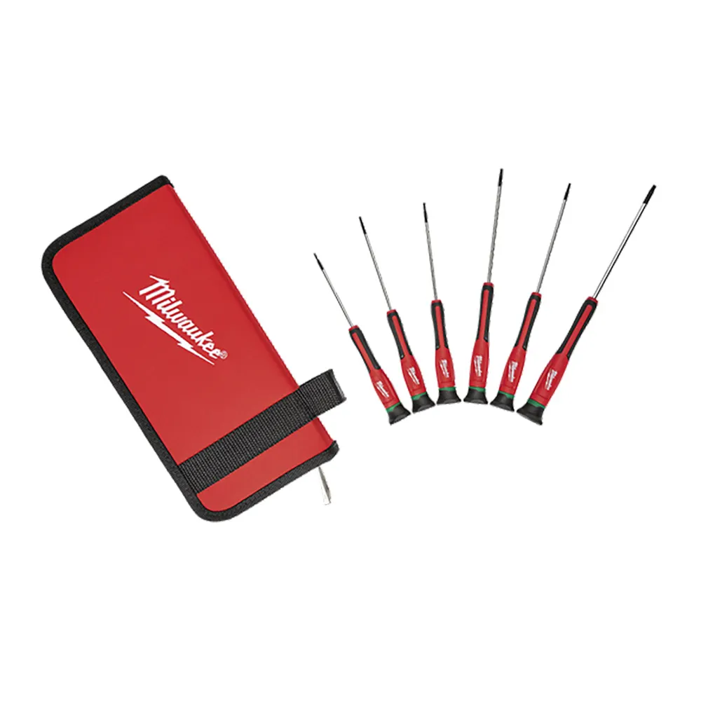 MILWAUKEE T6 15 Precision In Case 6 Piece Torx Set Screwdriver 48222610