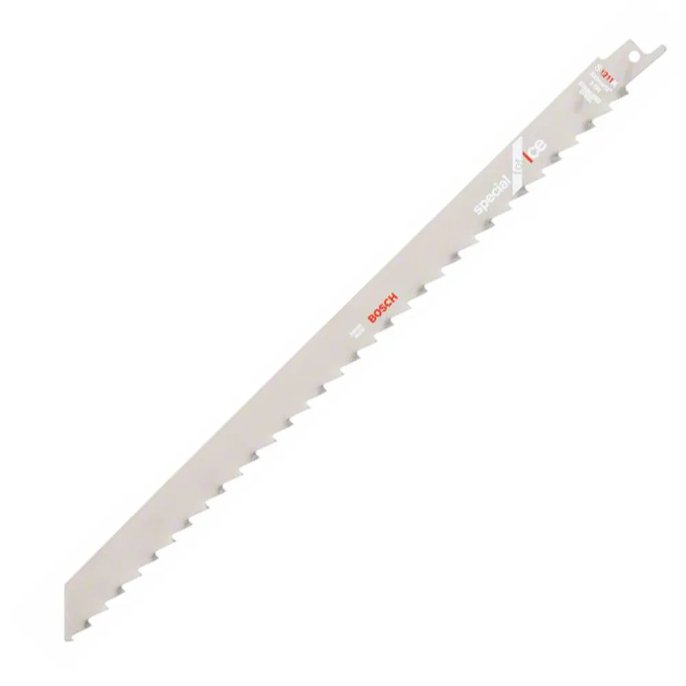 BOSCH 300mm 3TPI Stainless Steel Reciprocating Saw Blade for Ice/Meat Cutting - S1211K - 5 Piece