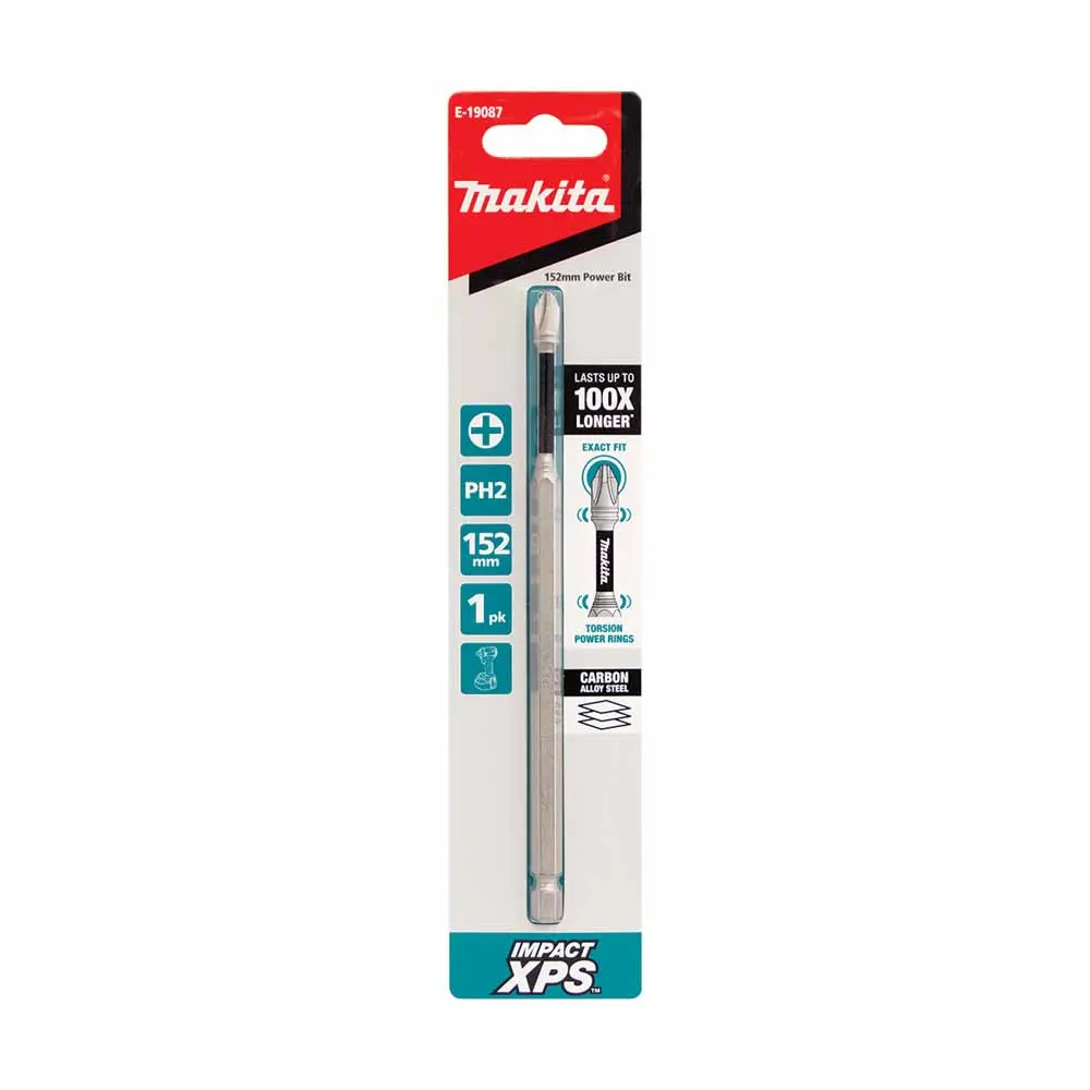 MAKITA Ph2 x 150mm Impact XPS Power Screwdriver Bit E-19087