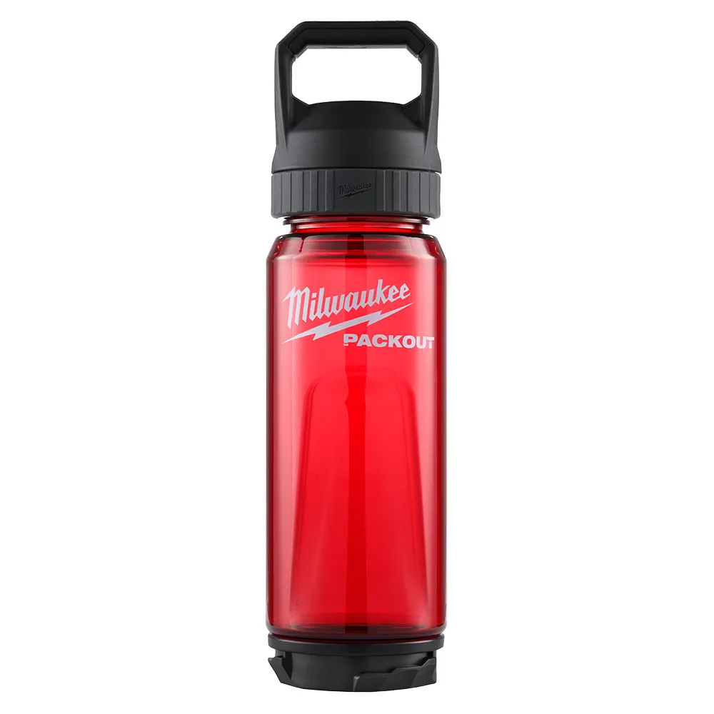 MILWAUKEE PACKOUT™ 740ml (25oz) Plastic Bottle - Red 48228371R