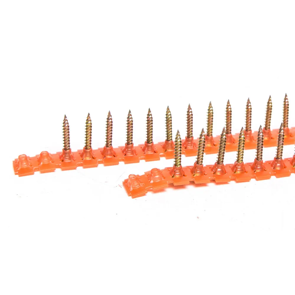 SENCO 6G 32mm Yellow Zinc Collated Screws 1000 Box 06B32MYA