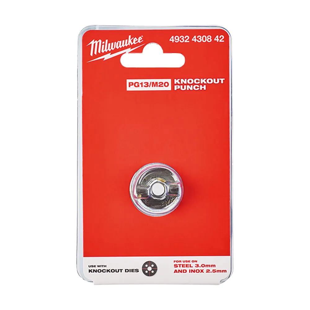 MILWAUKEE 20.4mm EXACT Knockout Punch PG13/M20 4932430842