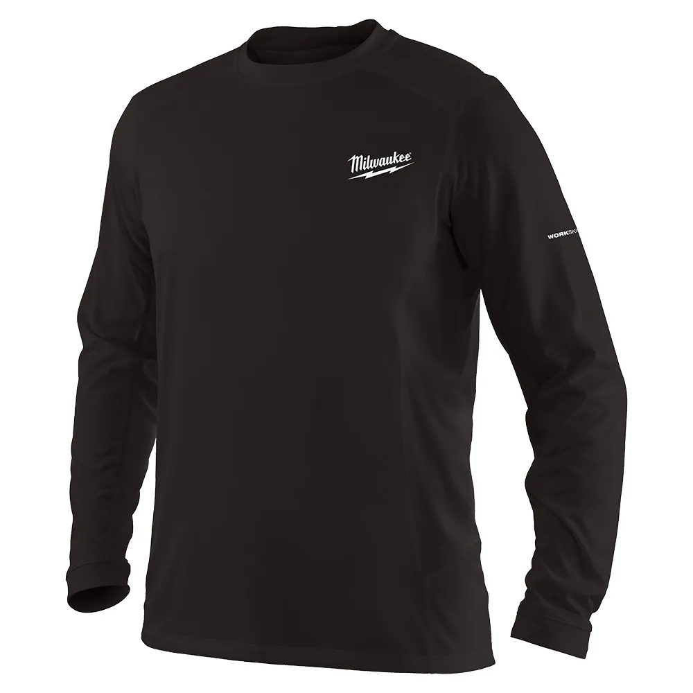 MILWAUKEE WORKSKIN Light Shirt Long Sleeve Black 415B