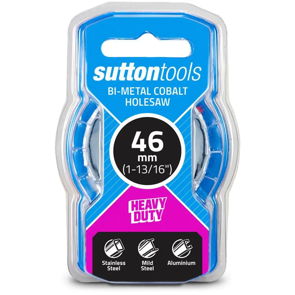 SUTTON 46mm (1.13/16inch) Bi-Metal Cobalt Holesaw
