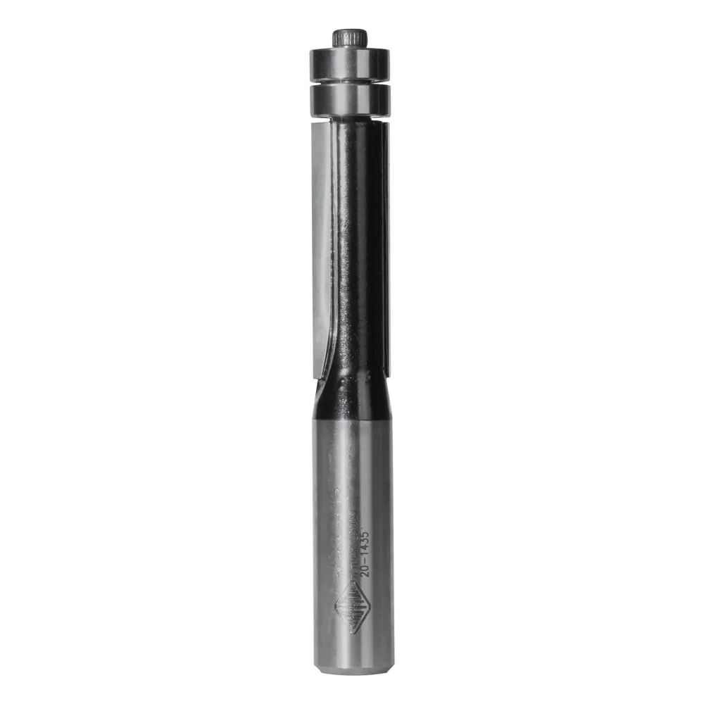 CARBITOOL Router Bit TCT Extra Long Flush Trim w.Bearing 1/2inch -Diameter 1/2inch -Shank TXX 8016 BB 1/2