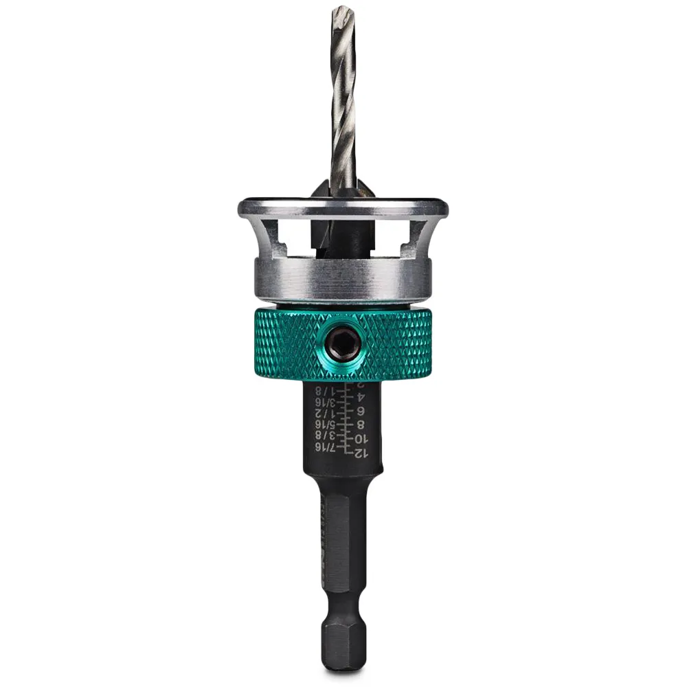 P&N QUICKBITS 9/64inch TCT Drill & Countersink for Wood & Fibre Cement - TCT CUT-SMART