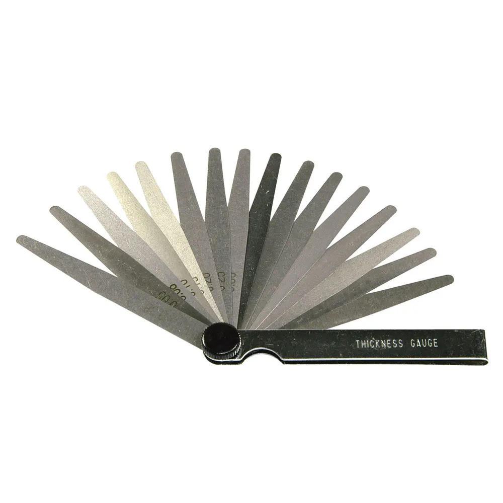 TOLEDO Feeler Gauge - Tapered 16 Blade Metric/Imperial (0.050.38mm and 0.0020.015)