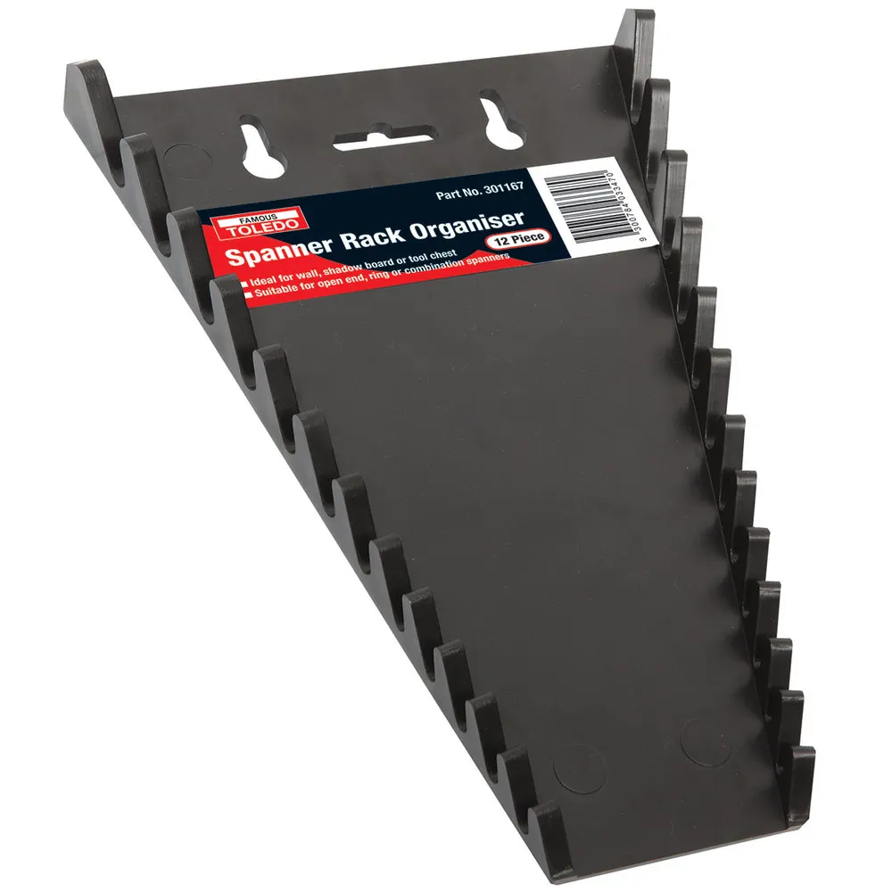 TOLEDO Spanner Rack Organiser - 12 Pc.