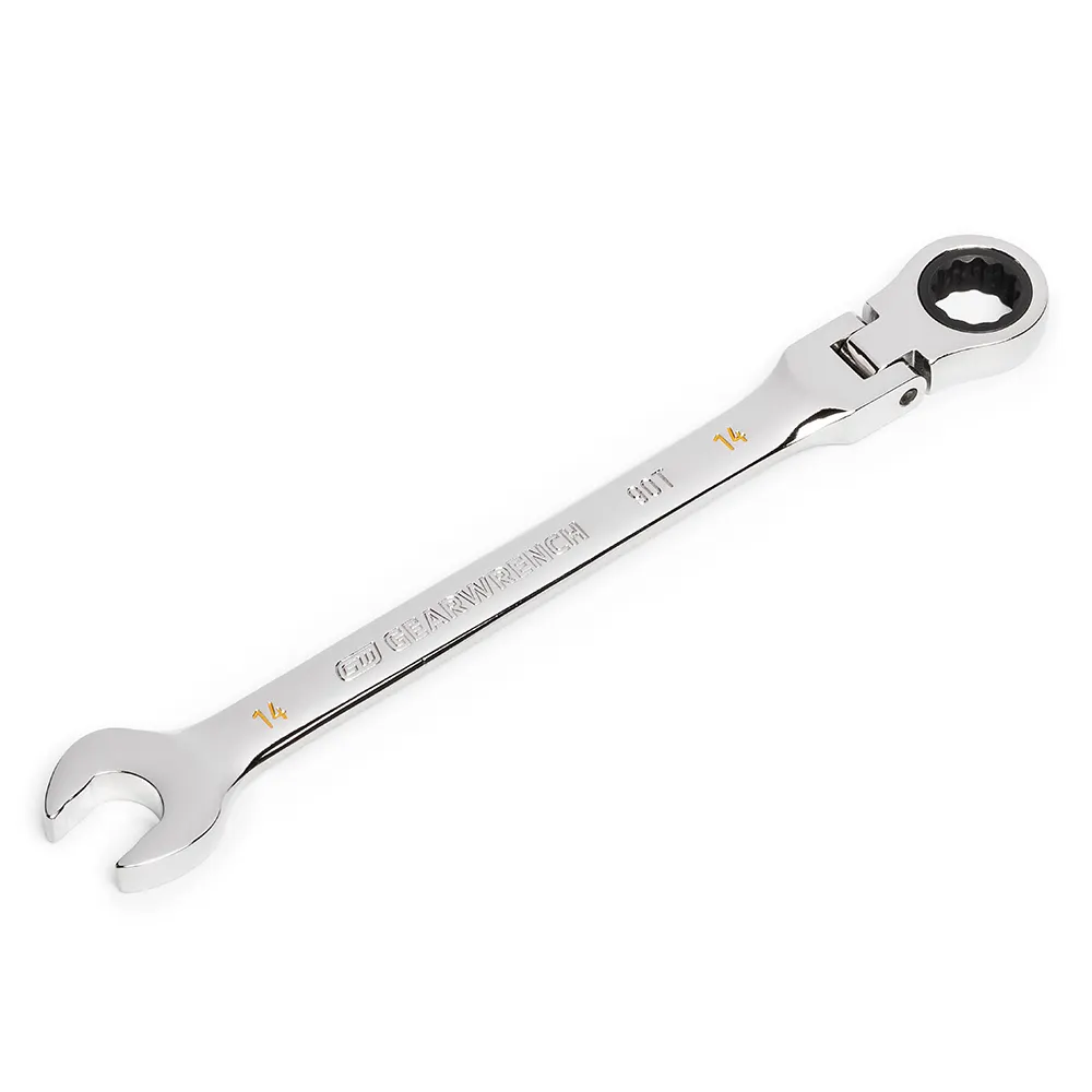 GEARWRENCH 14mm 90T Flexhead Ratcheting Combination Wrench 86714