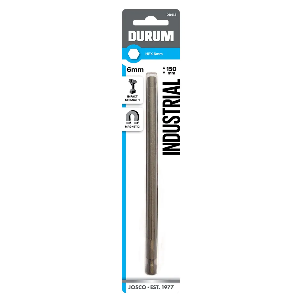 DURUM 6 x 150mm Internal Hex Power Screwdriver Bit