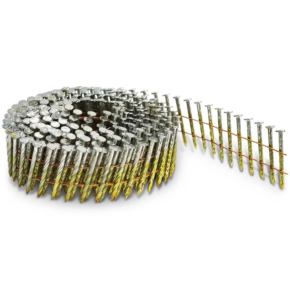 IRONAIR 15 Degrees 35 X 2.5mm Galv Hardened Coil Nails Box 9600