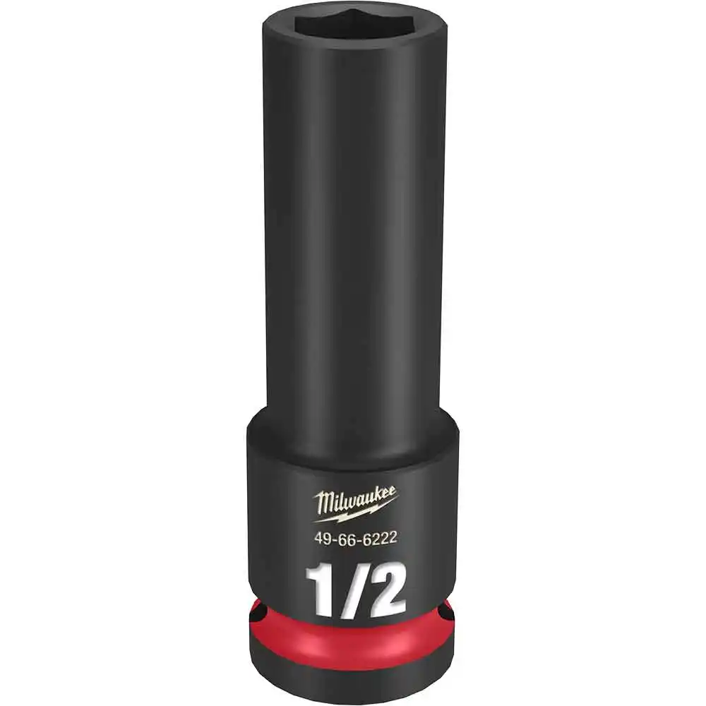 MILWAUKEE SHOCKWAVE 1/2" Drive 1/2" Deep 6 Point Impact Socket 49666222
