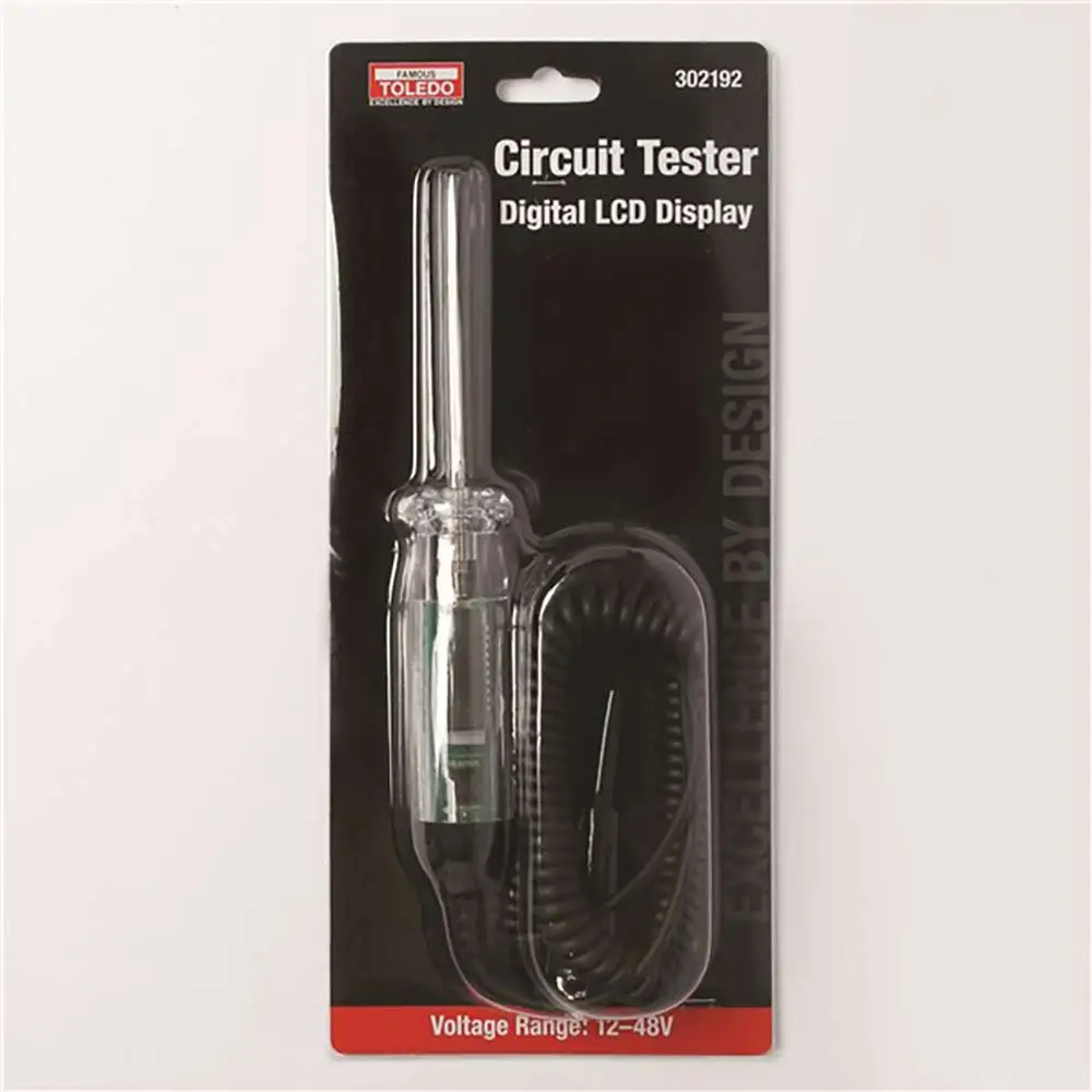 TOLEDO 12-48V Digital LCD Circuit Tester 302192