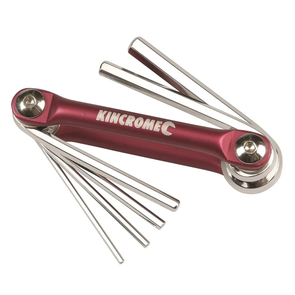 KINCROME Folding Hex Key Set Imperial - 6 Piece K5045