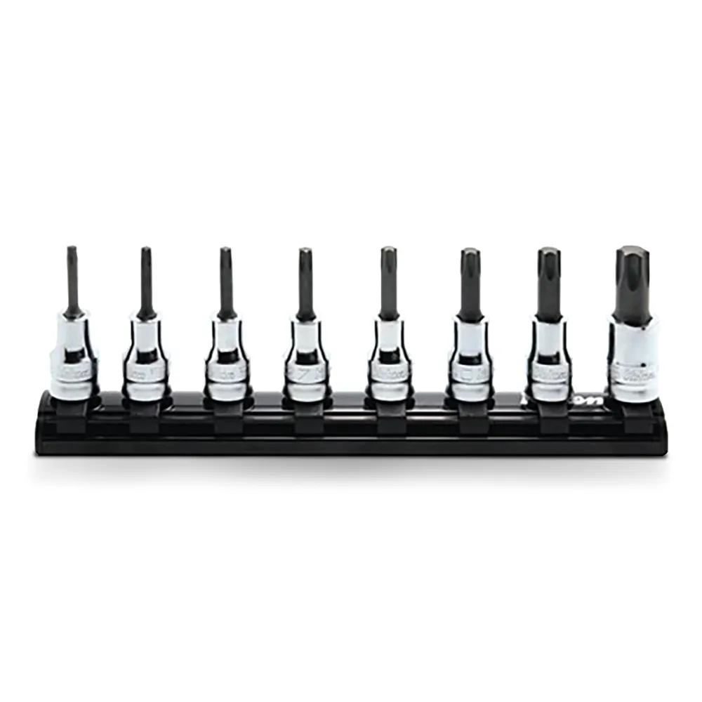 KOKEN T20-T55 X 50mm 3/8" Drive Z Series TORX Socket Set - 8 Piece KORS3025Z/8-L50