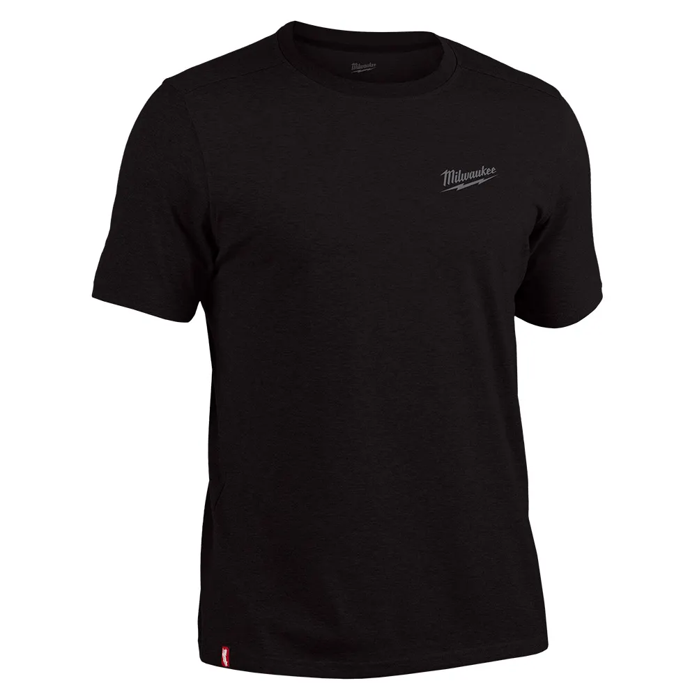 MILWAUKEE Hybrid Work Tee Short Sleeve Black 603B