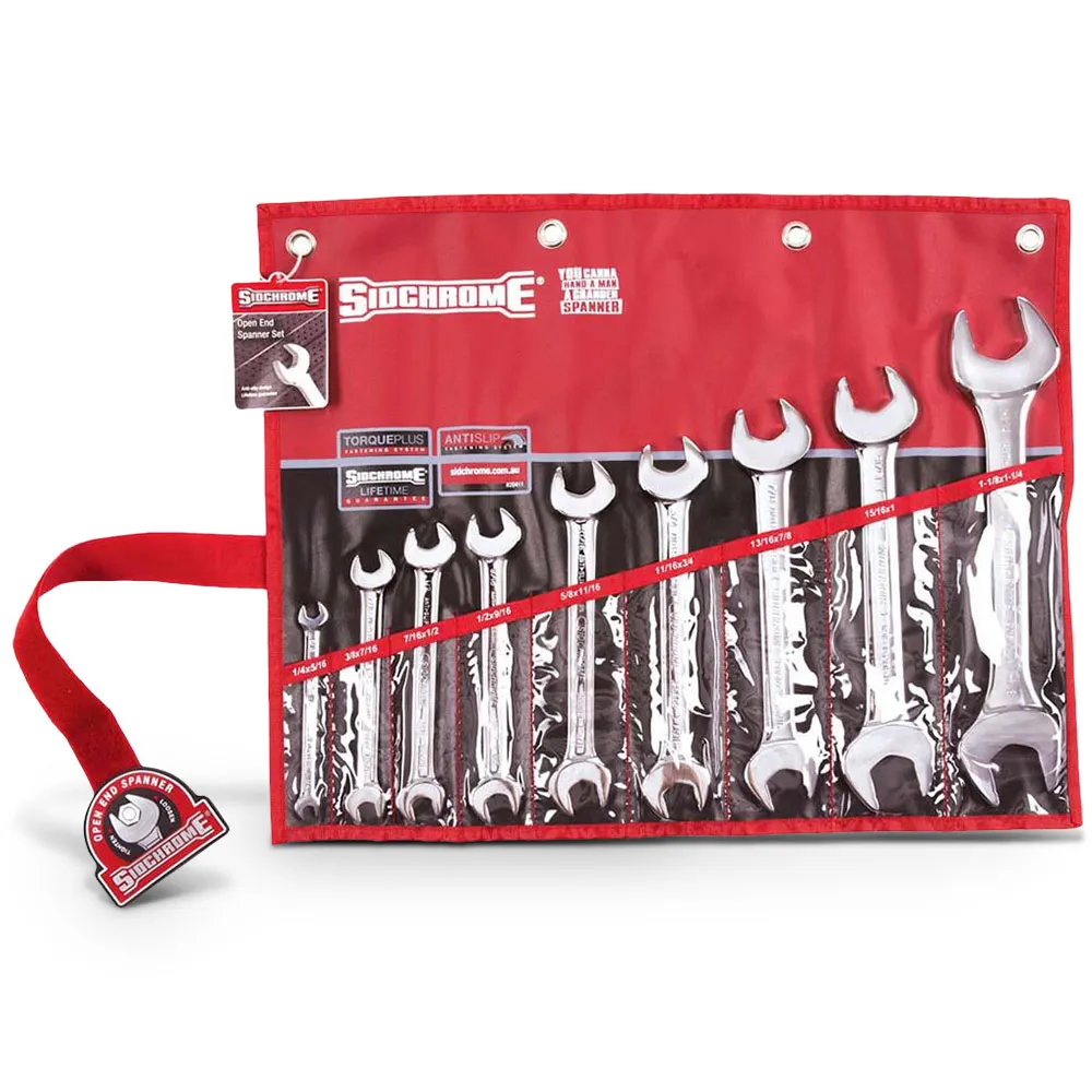 SIDCHROME O/E AF Spanner Set 9Pce SCMT20411