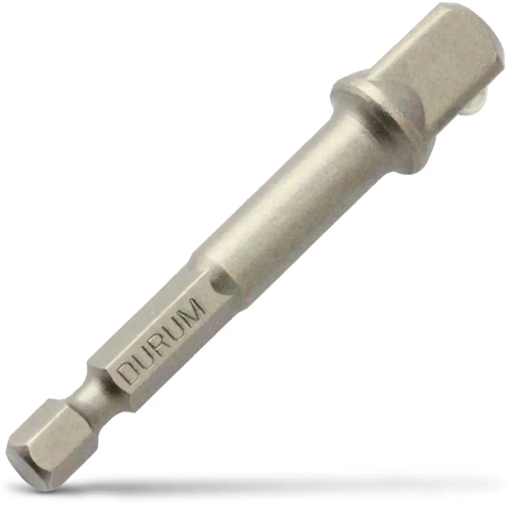 DURUM 1/4-Hex to 3/8-Drive Socket Adaptor Bit