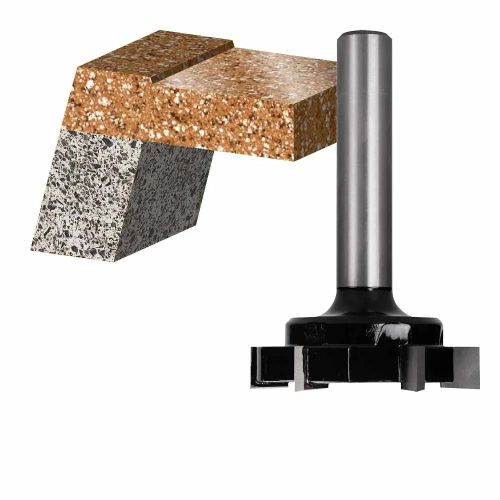 CARBITOOL 6 Flute Solid Surface Bit Carbide Tipped TSS 13 1/2