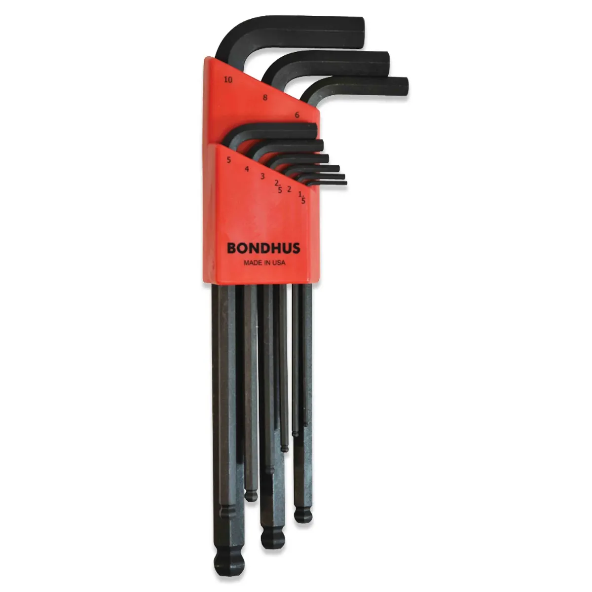 BONDHUS 9 Piece Metric Ball End Hex Key Set T10999