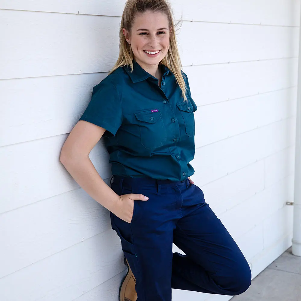 GREEN HIP High Rise Pants Original Navy Blue P-ORIG-B 06
