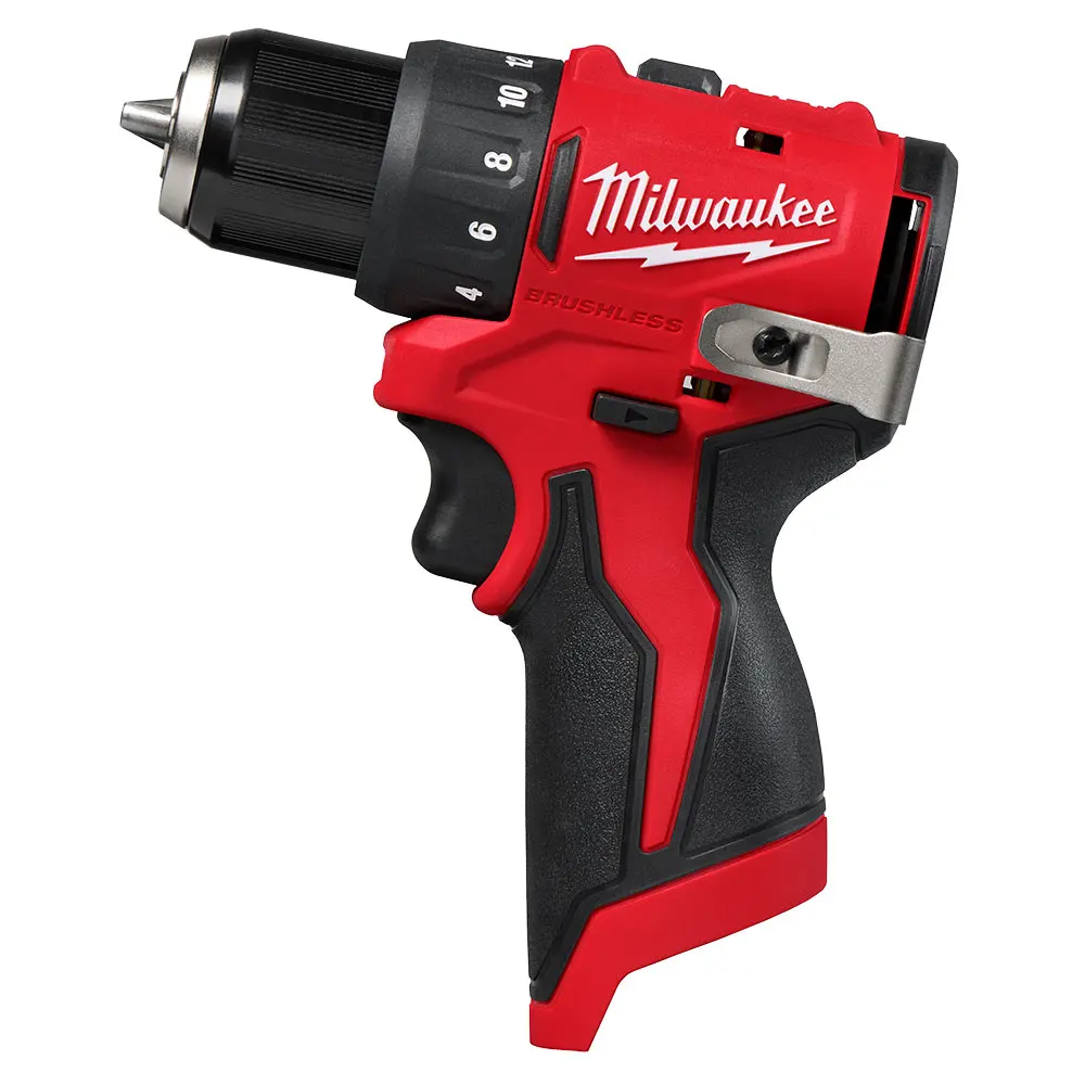 MILWAUKEE 12V Brushless Sub-Compact 10mm Drill/Driver Skin M12BLDDRC0