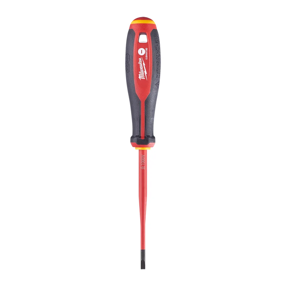 MILWAUKEE 0.8mm x 4mm x 100mm VDE Slotted Screwdriver 4932478715