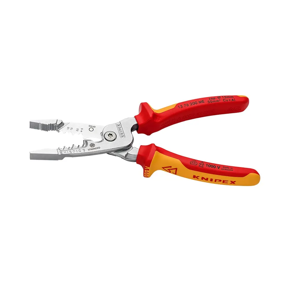 KNIPEX 1000V 200mm Wirestripper Metric 1376200MESB
