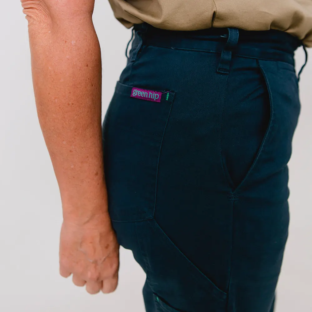 GREEN HIP High Rise Pants Original Gardener Green P-ORIG-G 06