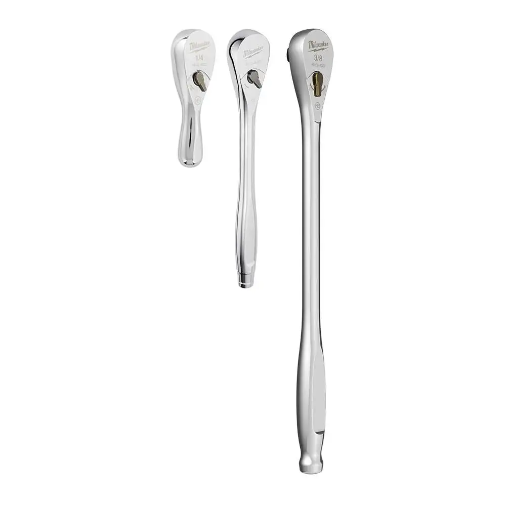 MILWAUKEE 3 Piece Fixed Ratchet Set 48229110