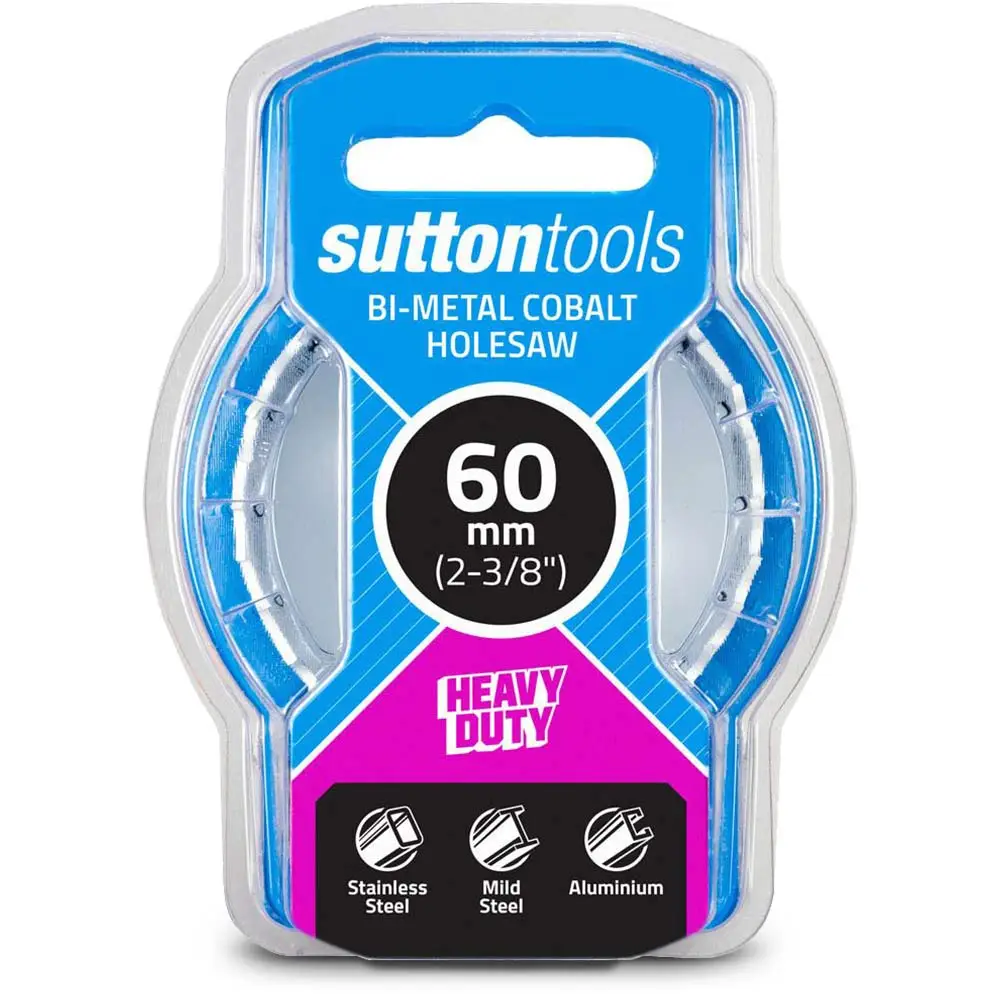 SUTTON 60mm (2.3/8inch) Bi-Metal Cobalt Holesaw
