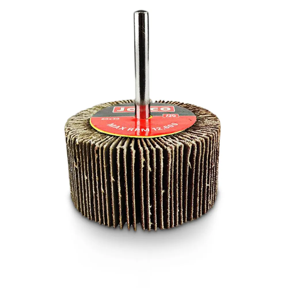 JOSCO 60 x 30mm 120-Grit Mounted Flap Wheel