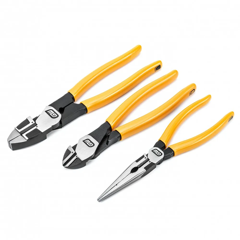 GEARWRENCH Pitbull Dipped Handle Plier Set - 3 Piece 82202