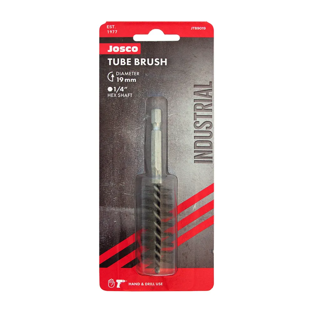 JOSCO 19 x 45 x 90mm 1/4-Hex Condenser Tube Brush