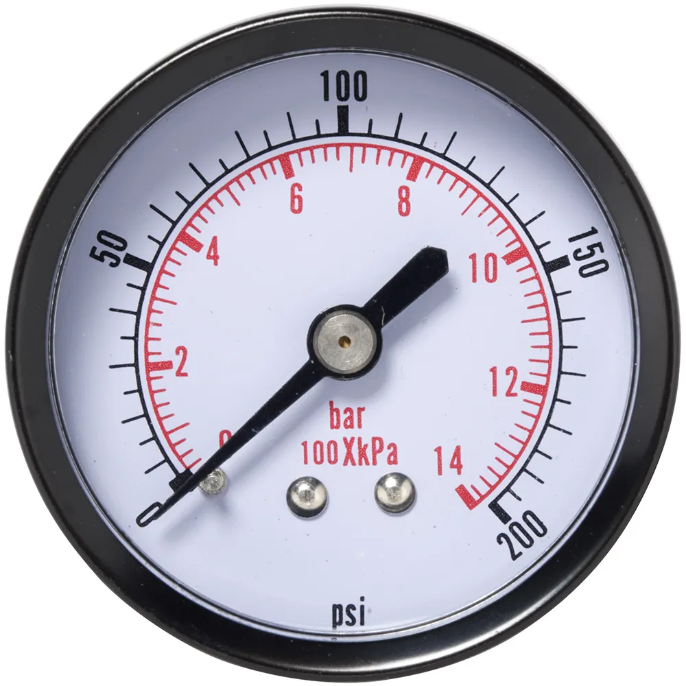 IRONAIR 50mm Pressure Gauge 1/4inch Bsp 411038