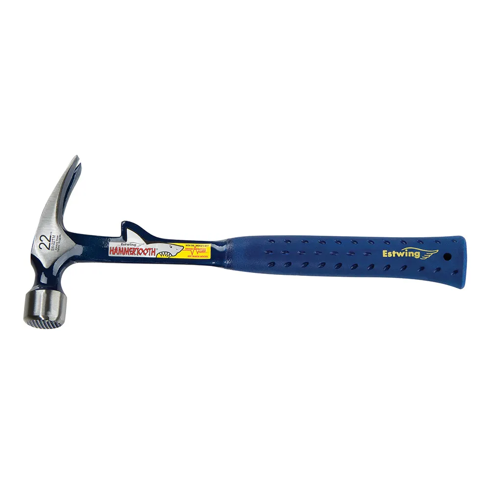 ESTWING 22oz Hammertooth Claw  Hammer Vinyl Grip Milled Face EWE622TM
