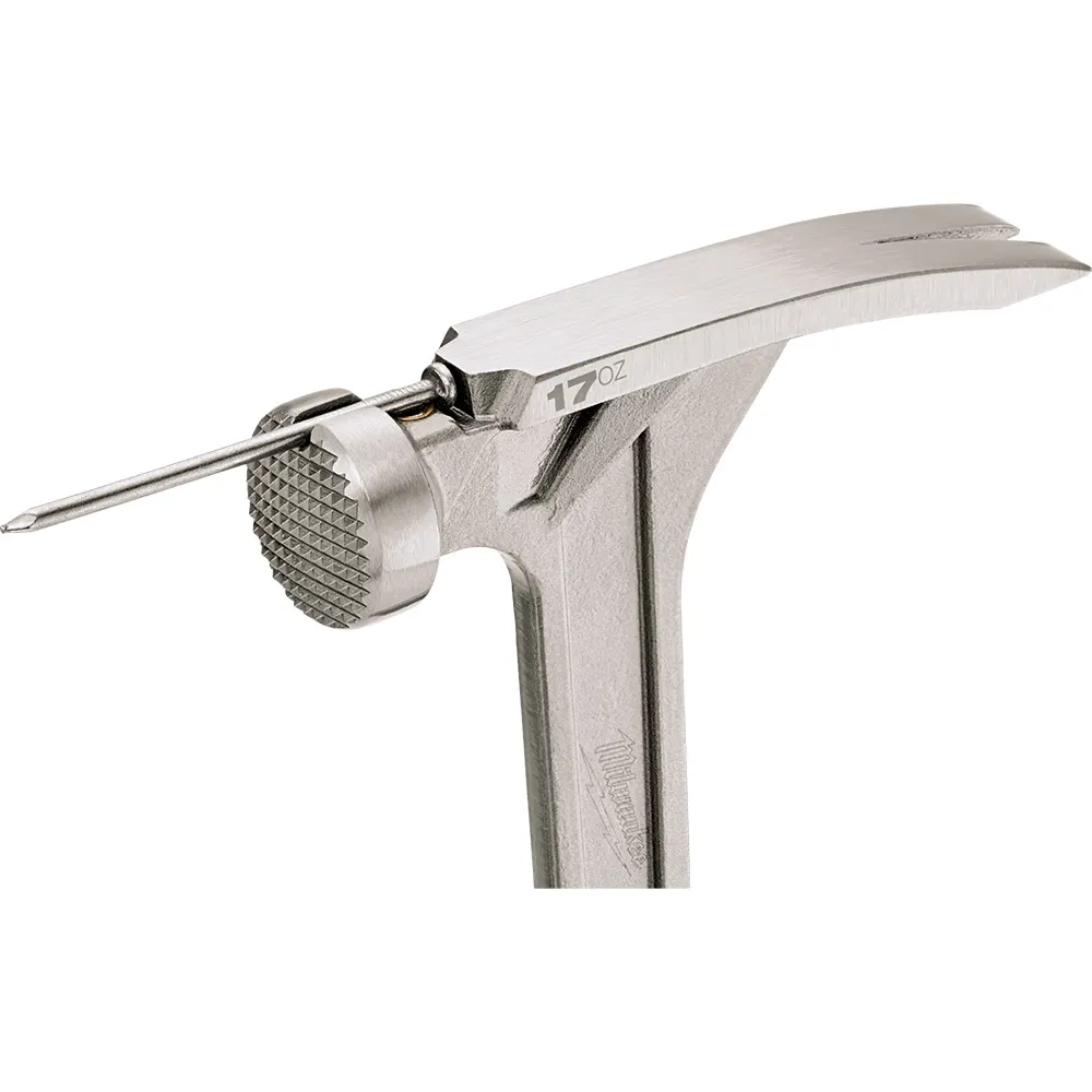 MILWAUKEE 17oz Milled Face Framing Claw Hammer 48229016A