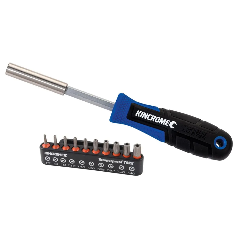 KINCROME TorqueMaster T.Proof TORX Bit & Driver Set - 11 Piece K5514