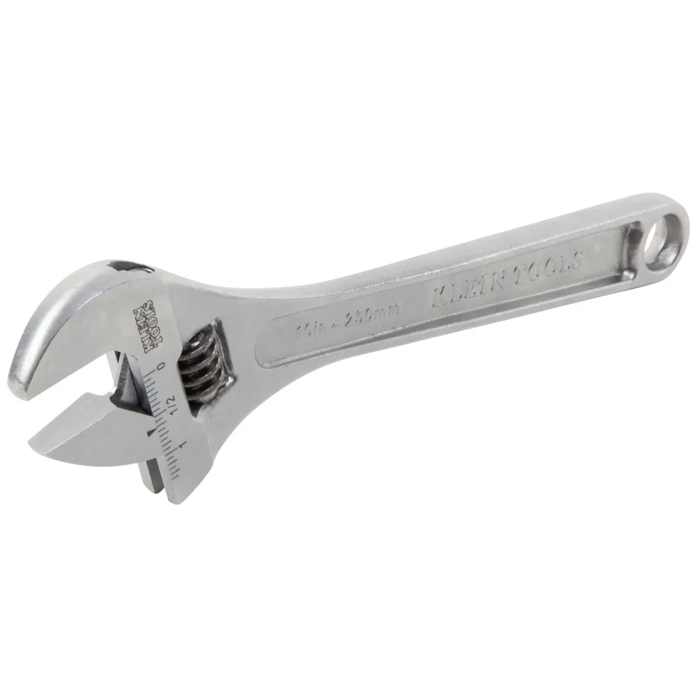 KLEIN 10inch Adjustable Wrench Extra-Capacity A-507-10