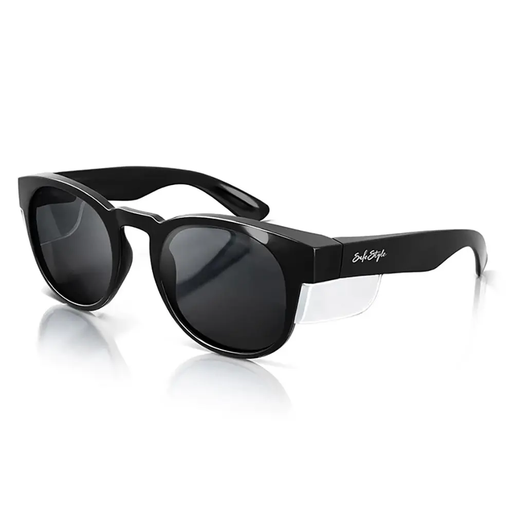 SAFESTYLE Cruisers Black Frame Polarised UV400 Lens Safety Glasses CRBP100