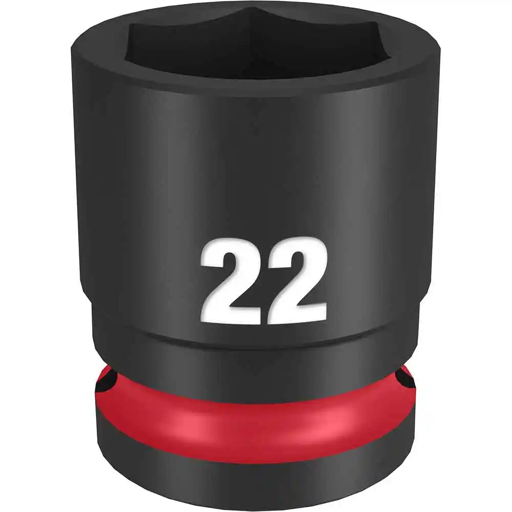 MILWAUKEE SHOCKWAVE 1/2" Drive 22mm Standard 6 Point Impact Socket 49666254