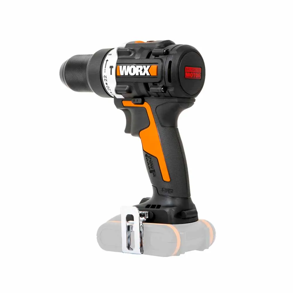 WORX 20V Brushless 13mm Hammer Drill Skin WX352.9